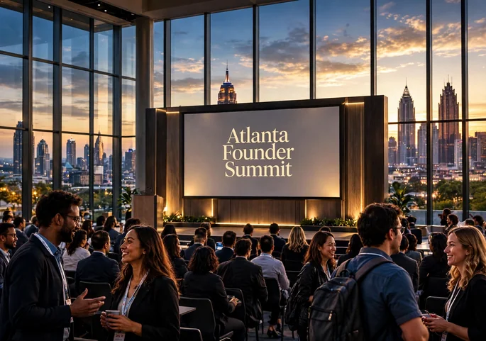 Founder summit main stage with a diverse audience in Atlanta