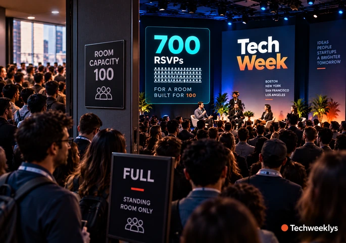 tech week 700 rsvps