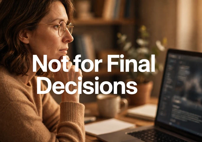 What Would Be an Appropriate Task for Using Generative AI? 2 Not for Final Decisions