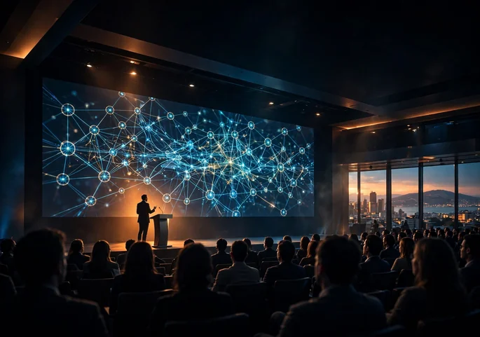 AI Conferences 2026: The City by City Guide to the Year's Biggest AI Events 1 Keynote on stage at a major AI conference in San Francisco in 2026