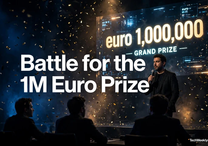 Slush 100 pitch competition stage