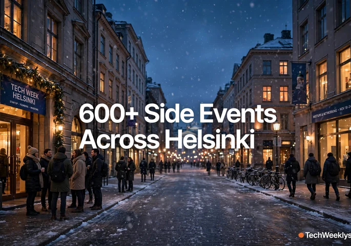 Founders networking at side events in Helsinki during Slush