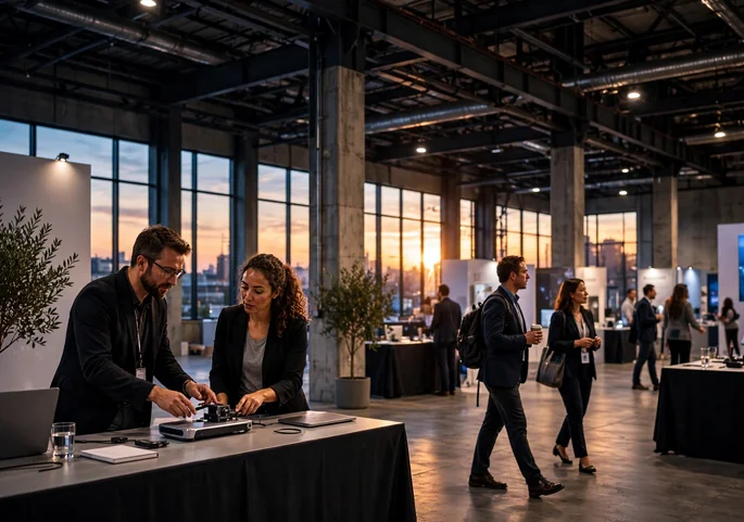 Startup showcase and founder demos at Chroma 2026 during Tulsa Tech Week